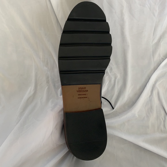 New Stuart Weitzman Metro Patent Leather Oxford 6M - Picture 7 of 9